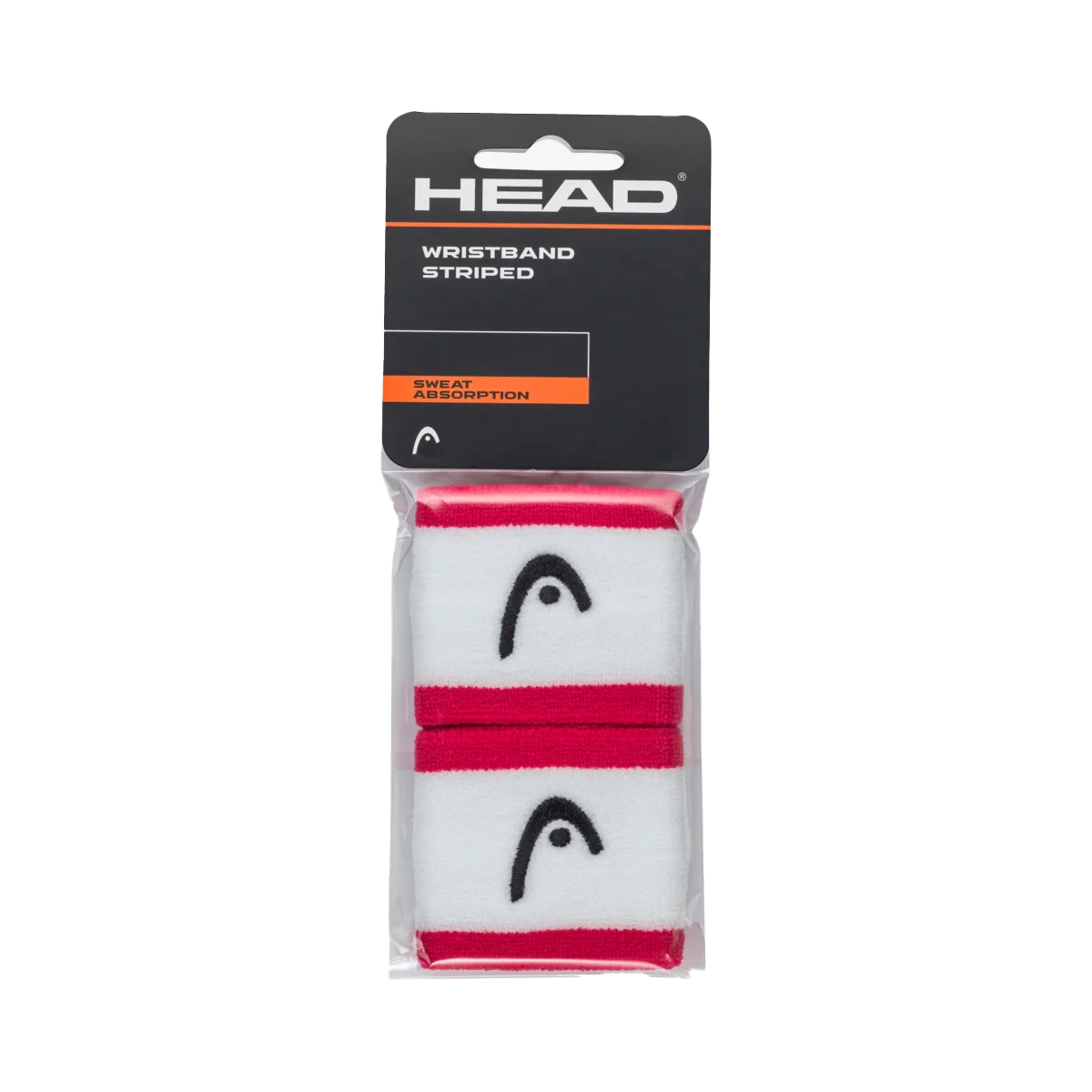 Poignet Head rose et blanc x2