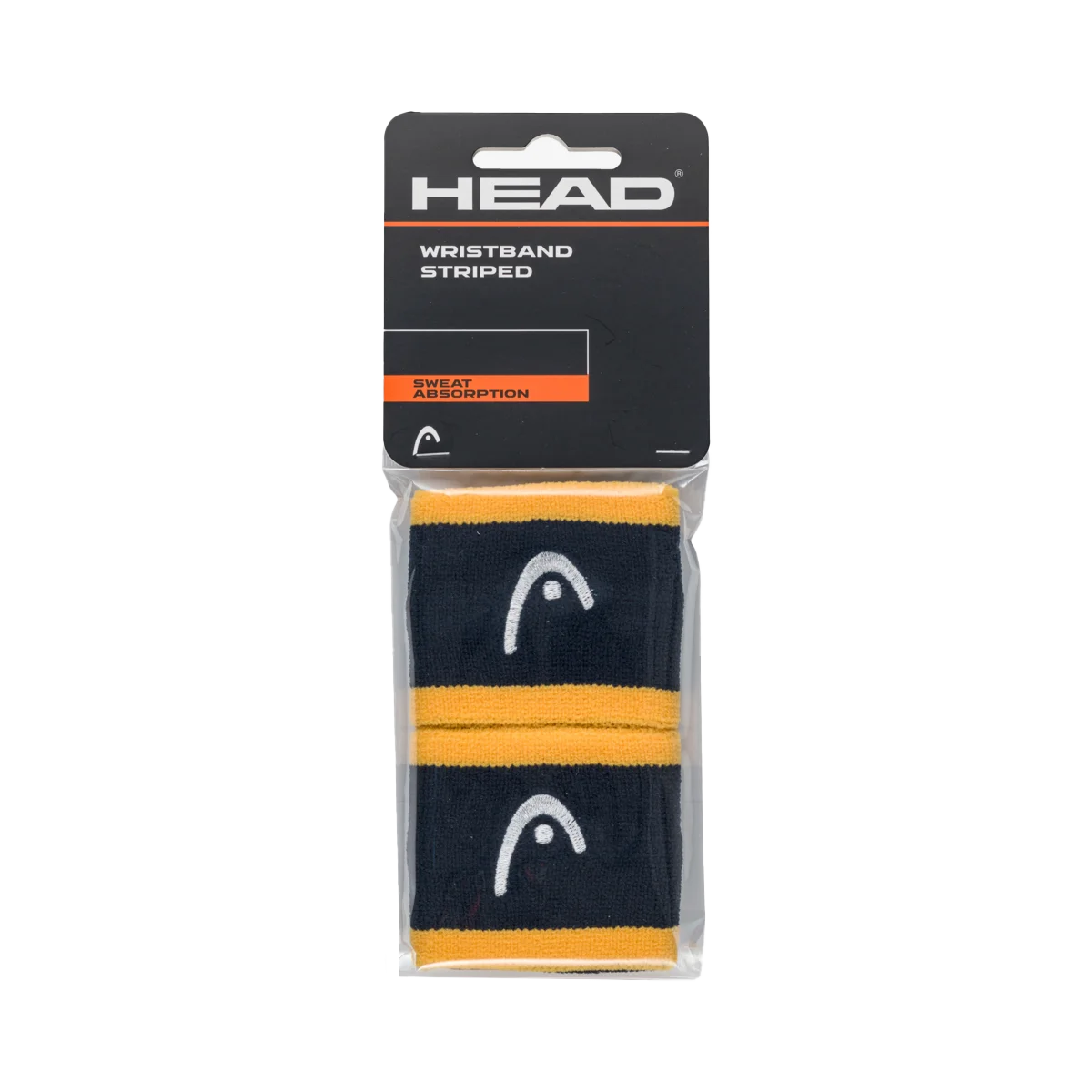 Head gelb und marineblau Handgelenkband x2