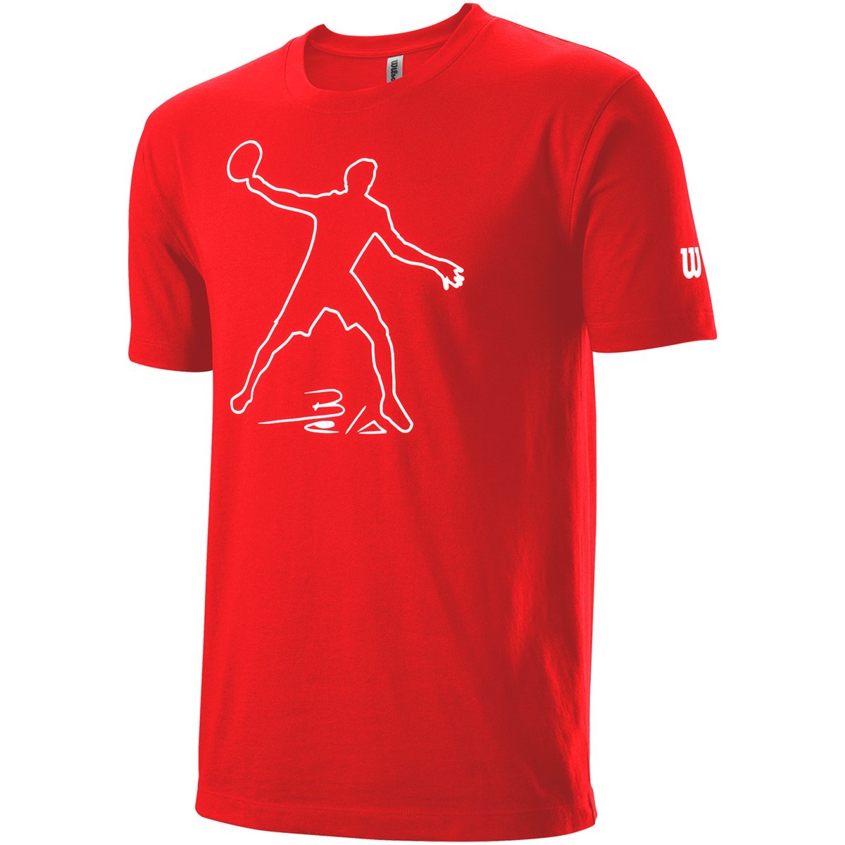 T-shirt Wilson Bela Tech - Rouge