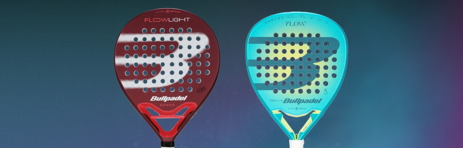 Illustration bannière Bullpadel flow padel racket