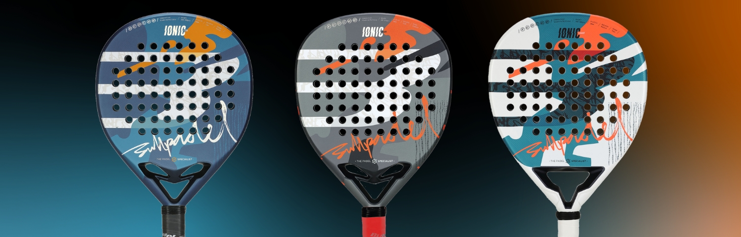 Illustration bannière Padelschläger Bullpadel Ionic