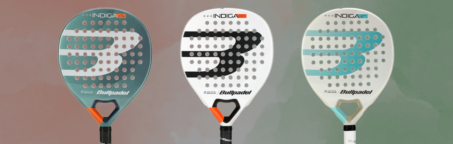 Illustration bannière Padelschläger Bullpadel Indiga