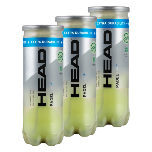 3 Cajas de Pelotas Head Pro+ Padel