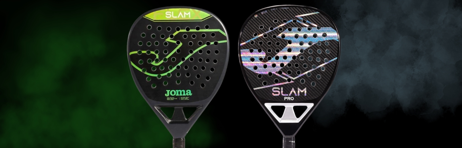 Illustration bannière Joma SLAM Padel rackets