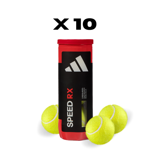 10 rör med Adidas Speed ​​​​RX Padelbollar