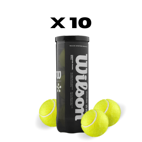 10 tubi di palline Wilson Premier Padel