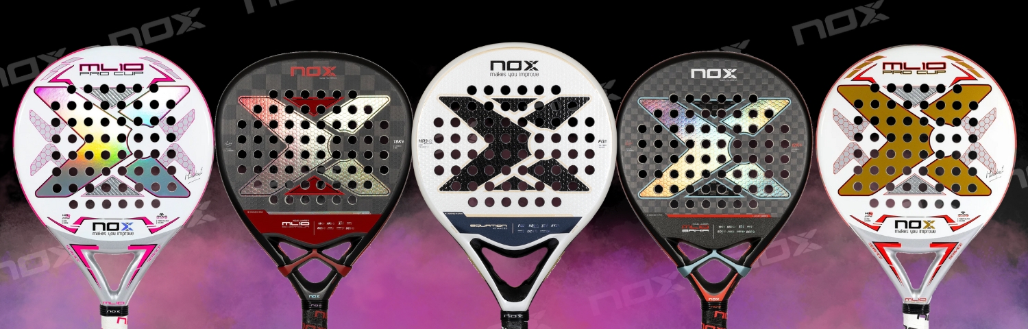 Illustration bannière Nox ML10 padel rackets