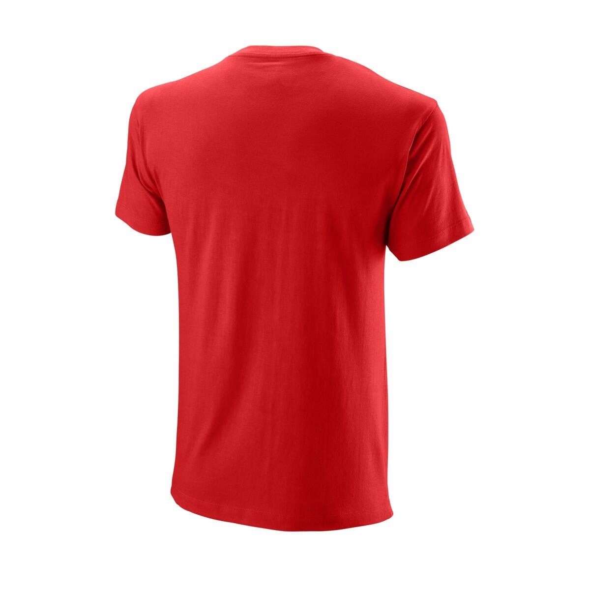 Wilson Padel Script Cotton T-shirt - Red