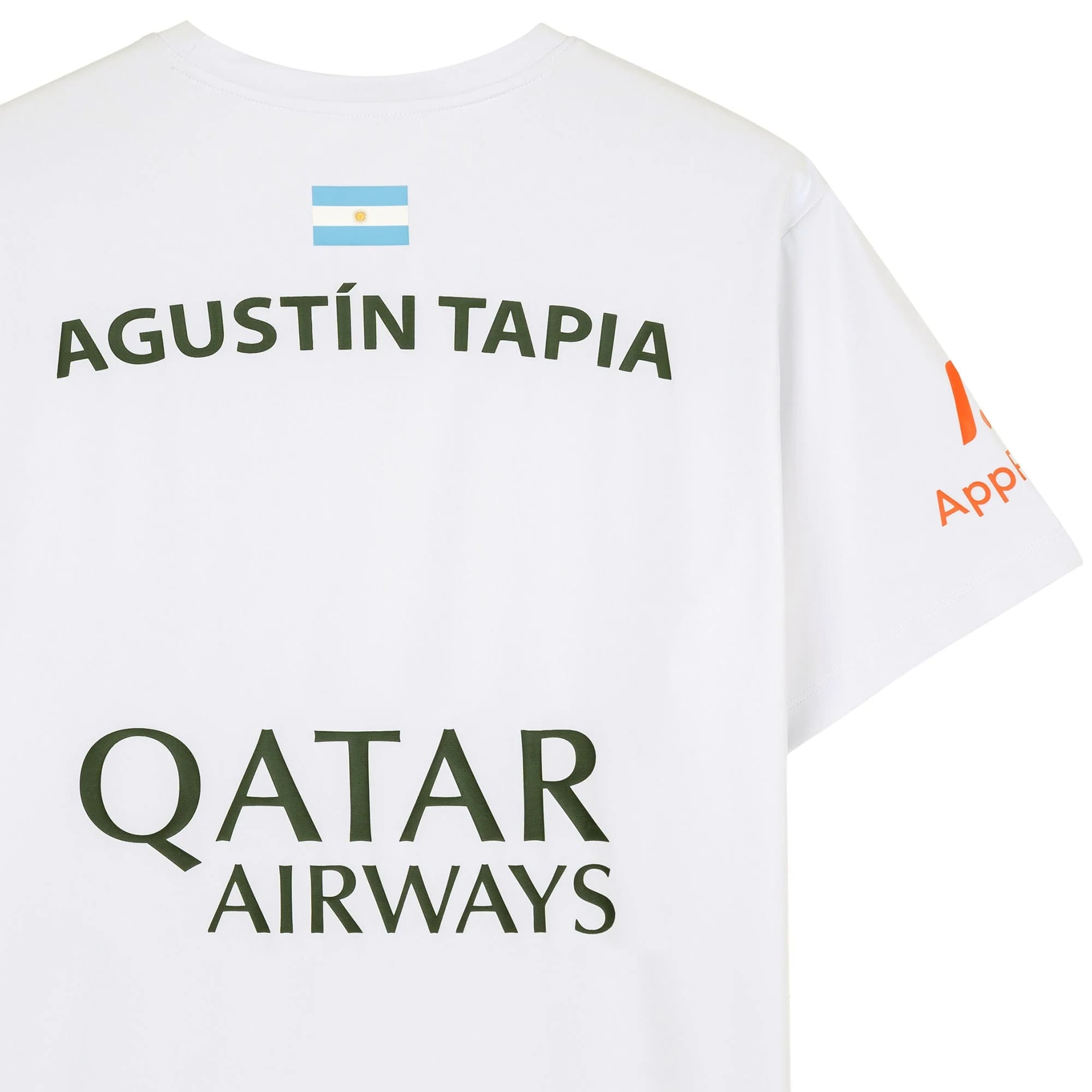 T-shirt NOX Sponsors AT10 Blanc de Agustin Tapia 