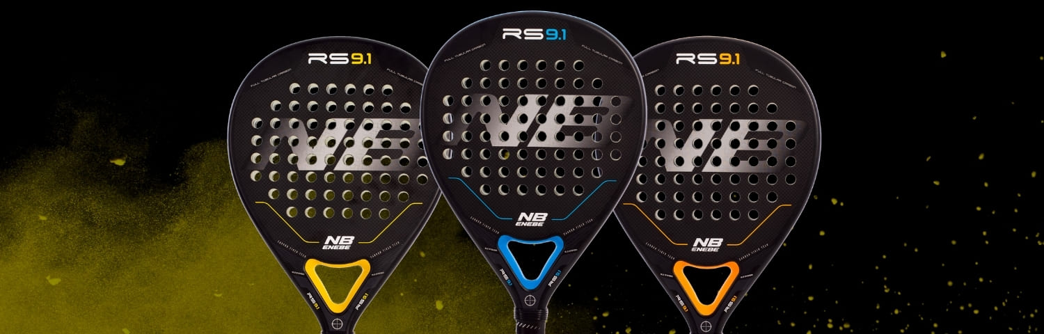 Illustration bannière Enebe padel rackets rs