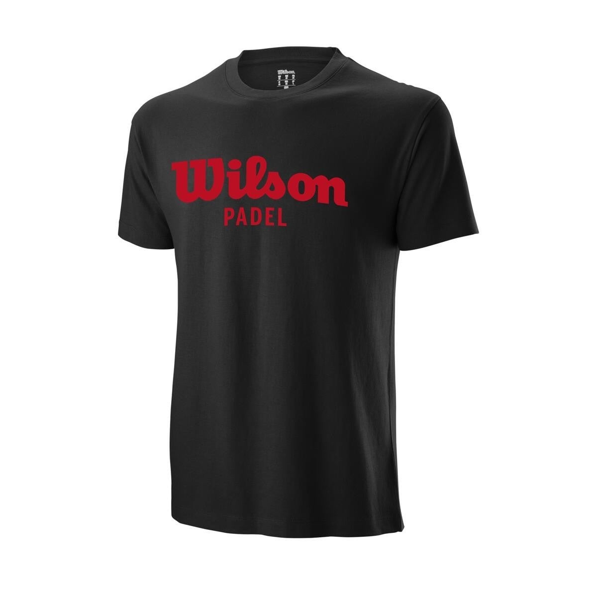 T-shirt Wilson Padel Script Cotton Noir