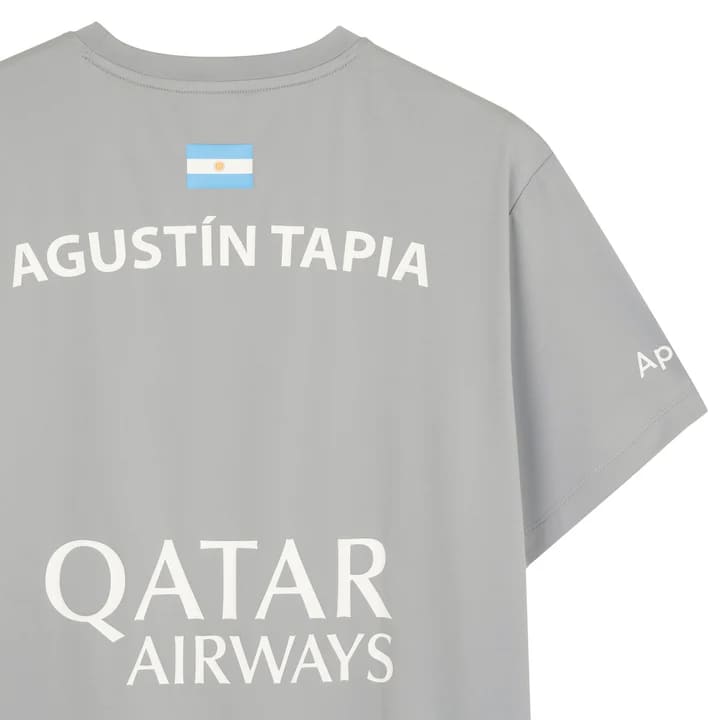 T-shirt NOX Sponsors AT10 Gris de Augustin Tapia 