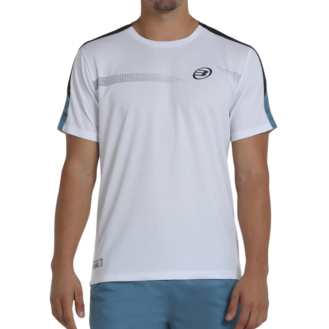 T-shirt Bullpadel Caldel Blanc