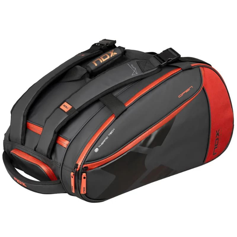 NOX Luxury Open Series Padel Bag Black/Red