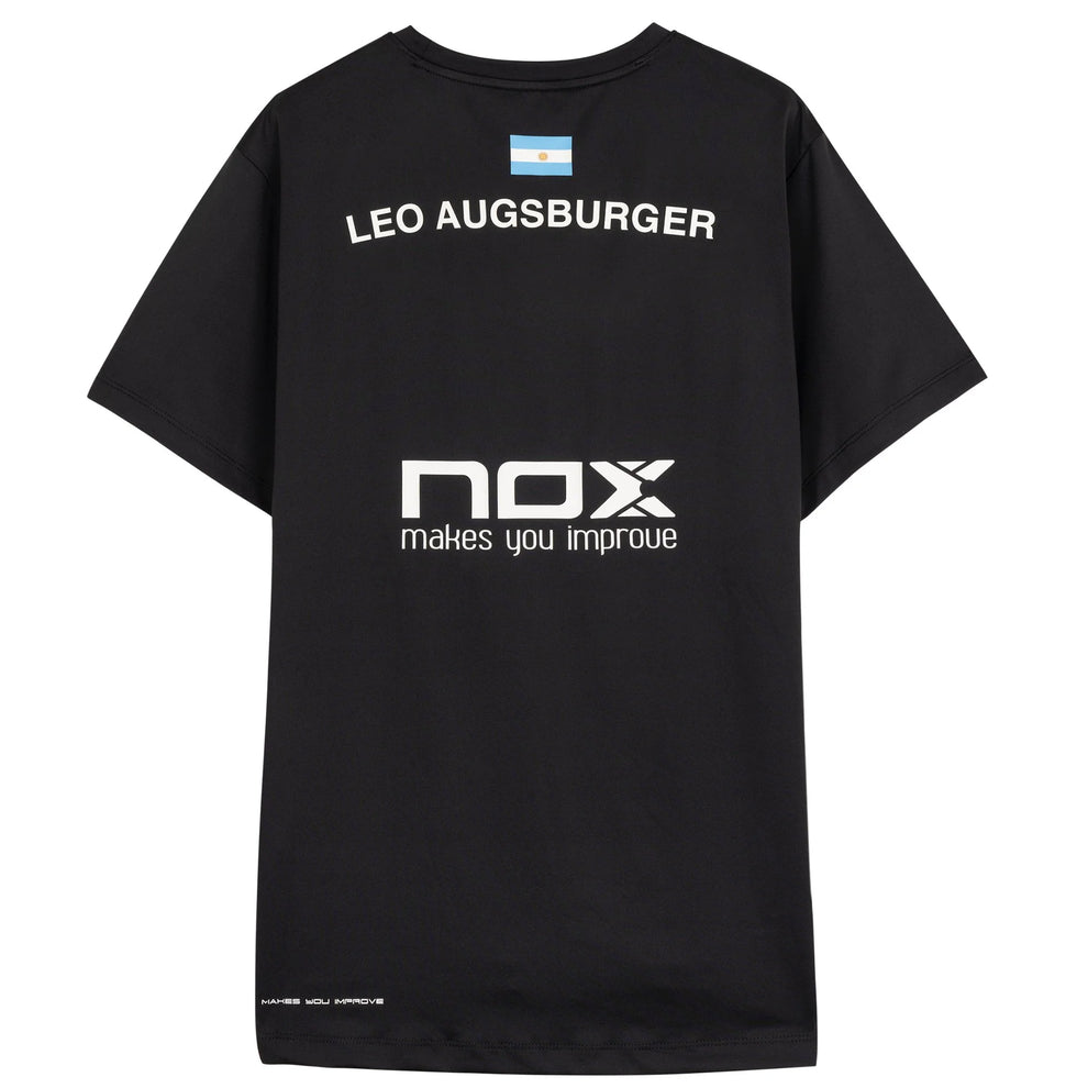 T-shirt Nox Sponsors Leo Augsburger Noir