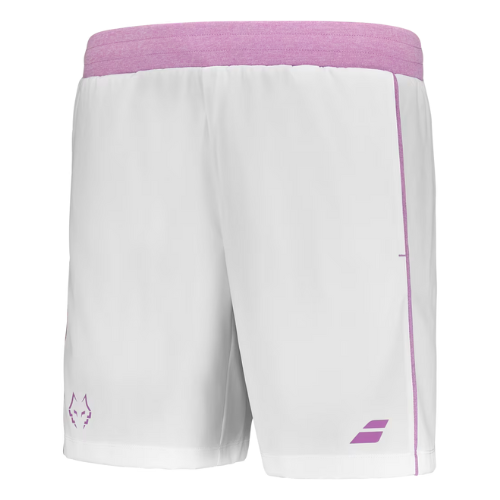 Pantaloncini Babolat Lebron bianco/rosa