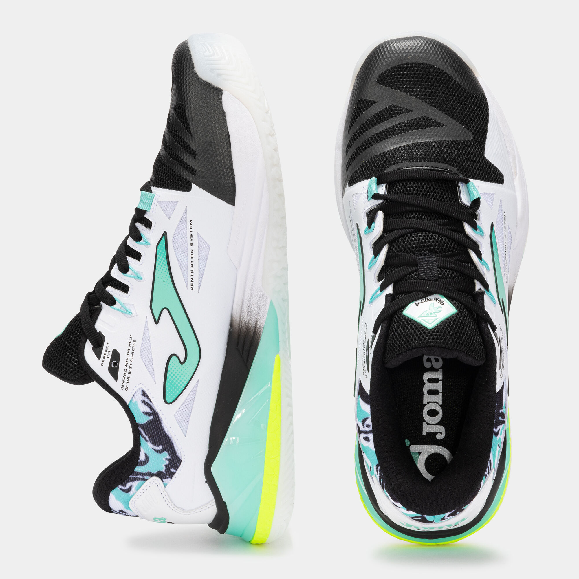 Joma Spin Men 2542 Blanc Turquoise 