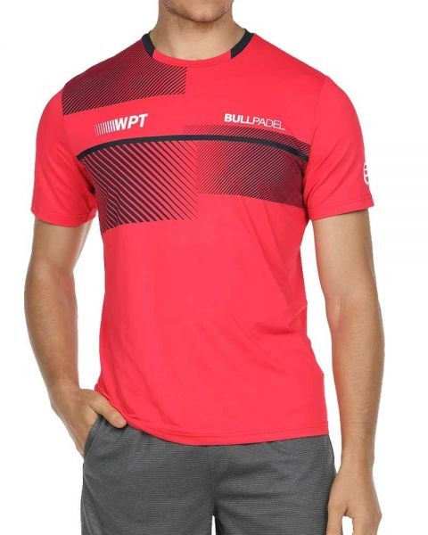 T-shirt Bullpadel WPT Redullu Homme Rouge