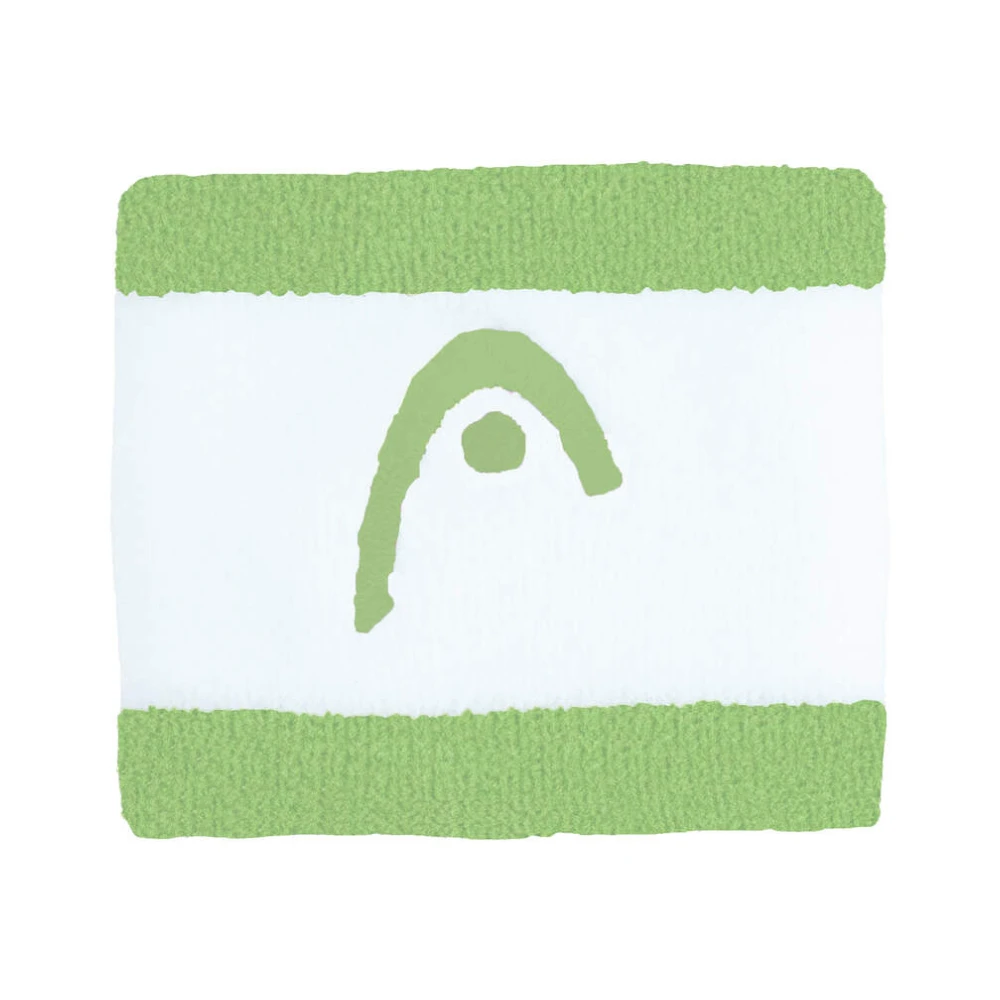 Poignet Head x2 Vert céleri et Blanc 2.5"