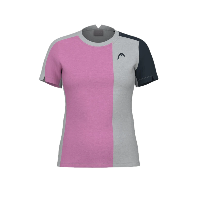 T-shirt HEAD Play Tech Cyclame/gris Femme 2024