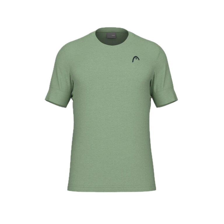 HEAD Play Tech Plain Green Herren T-Shirt 2024