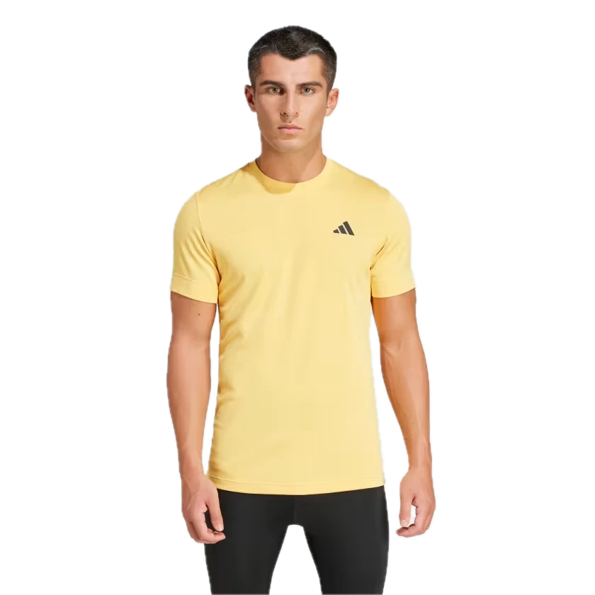 ADIDAS T FREELIFT Yellow Men&#039;s T-shirt