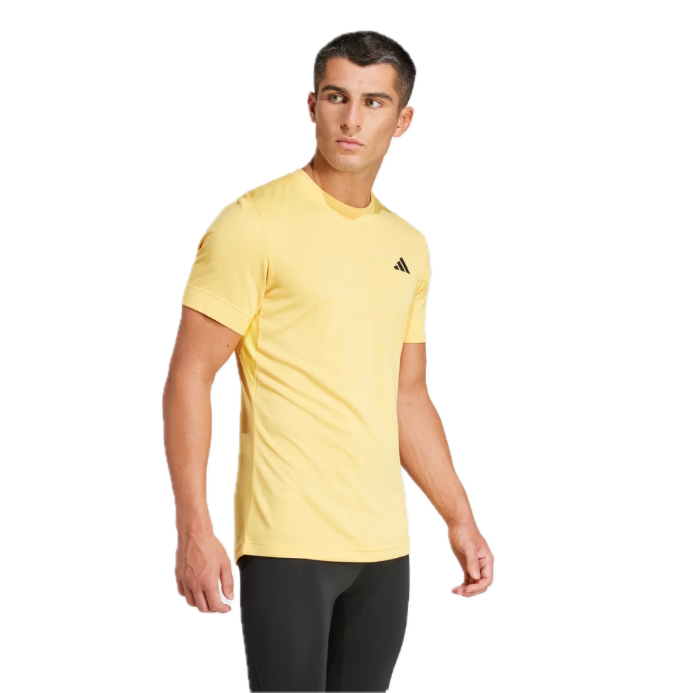 ADIDAS T FREELIFT Yellow Men&#039;s T-shirt