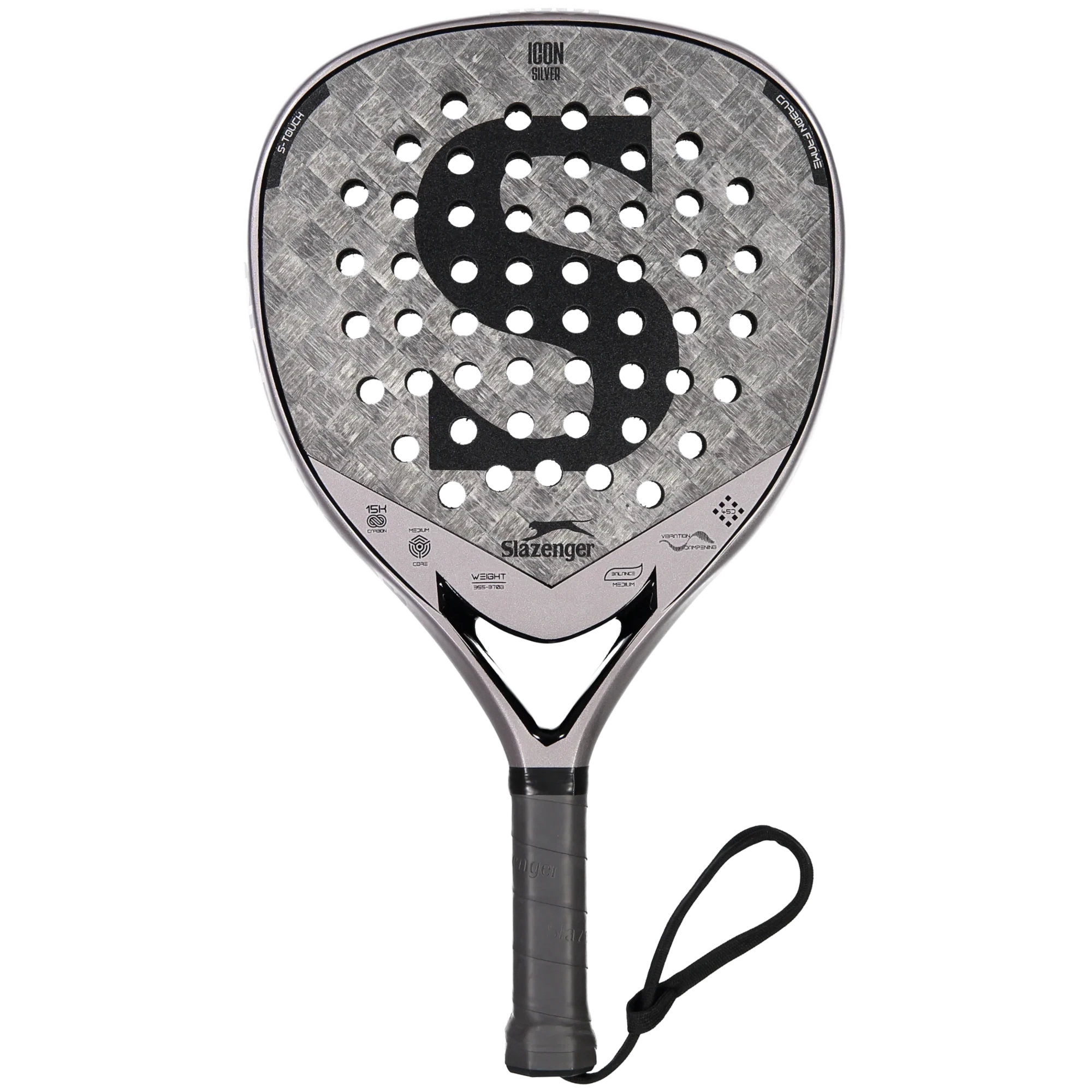 Pala de pádel Slazenger Metal Series Icon Silver 