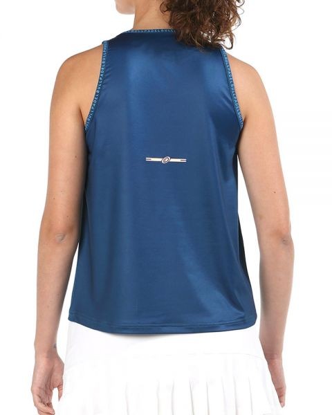BULLPADEL Eulari Marineblaues T-Shirt für Damen
