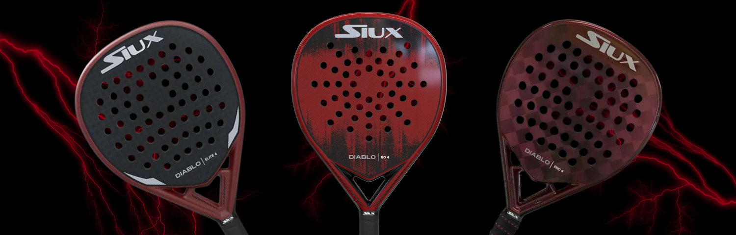 Illustration bannière Siux diablo padel rackets