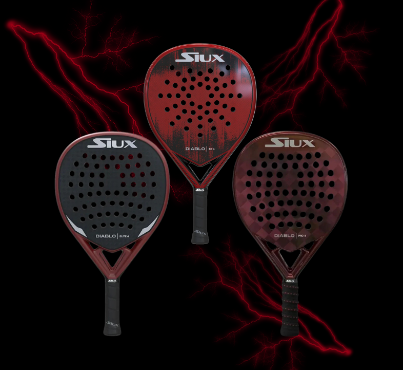 Illustration pack Siux diablo padel rackets