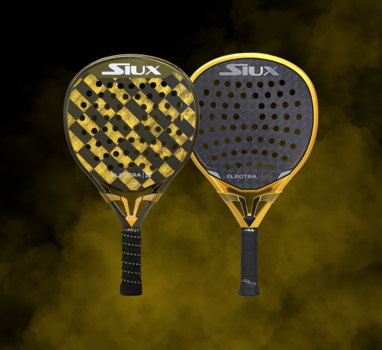 Illustration pack Siux electra padel rackets