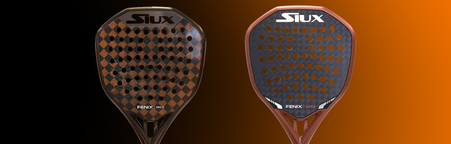 Illustration bannière Siux fenix padel rackets