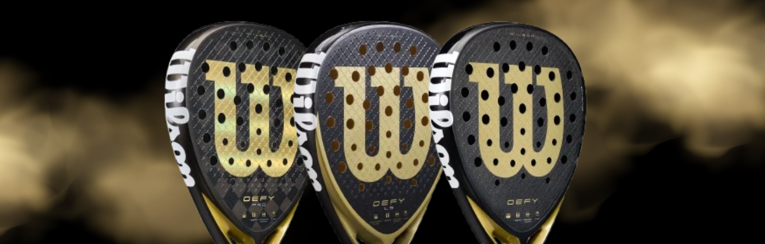 Illustration bannière Wilson Defy padel rackets