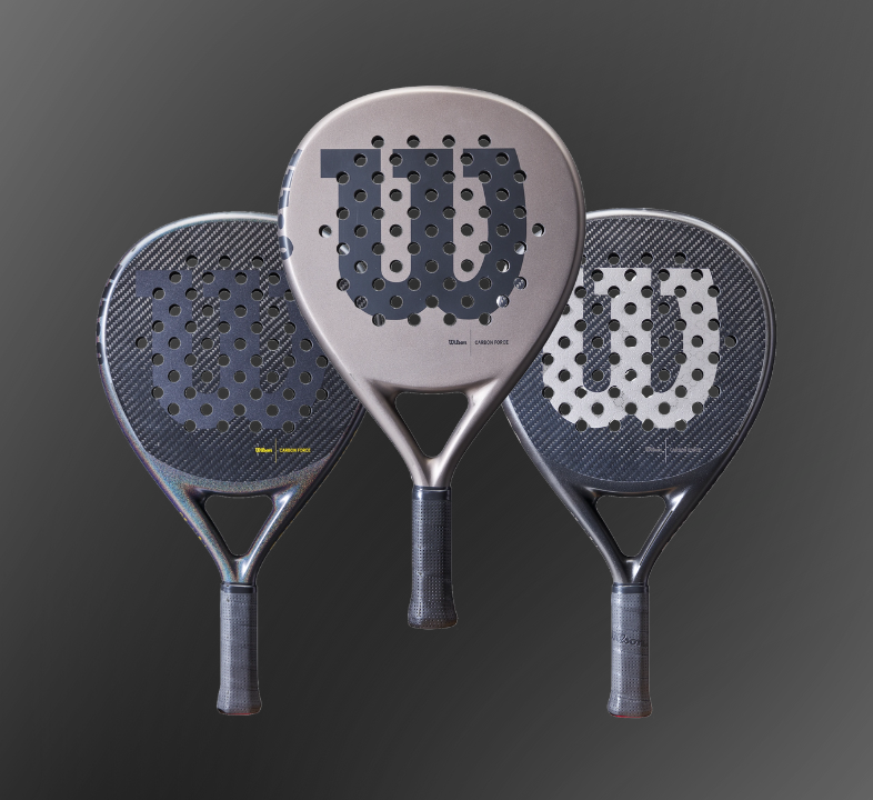 Illustration pack Wilson carbon force padel rackets