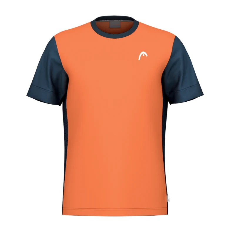 T-Shirt Head Slice Men Orange