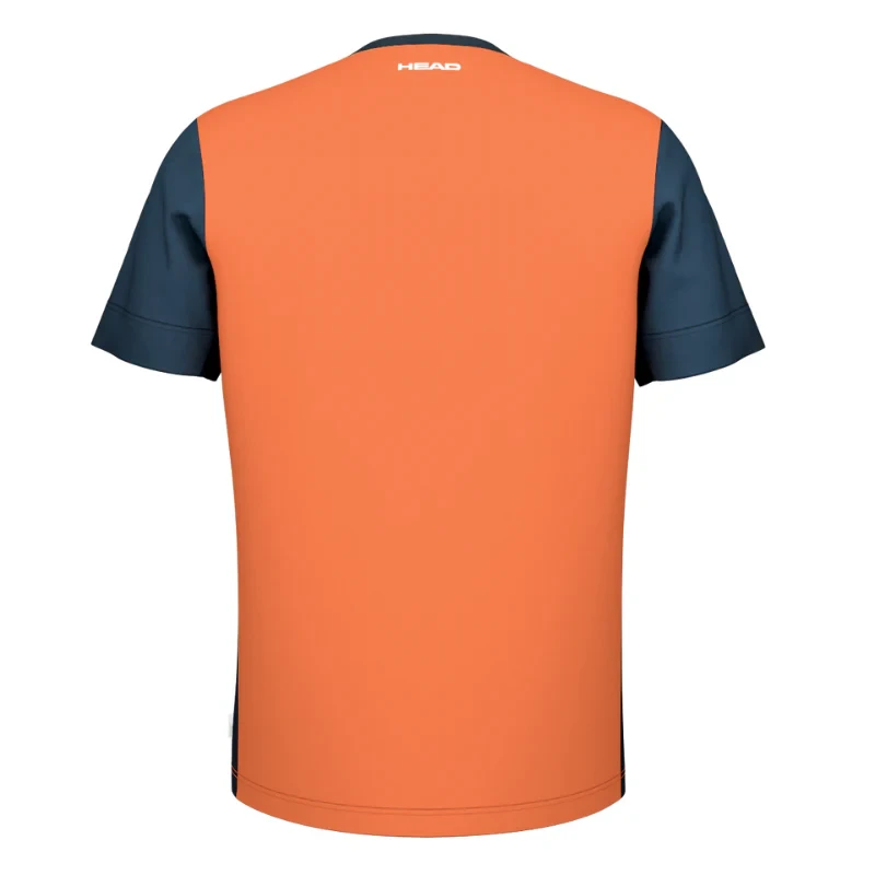 T-Shirt Head Slice Men Orange