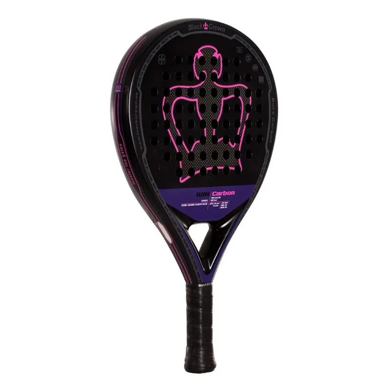 Raquette de padel Black Crown Win Carbon 2025