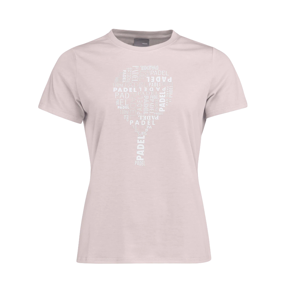 Head Women&#039;s Padel Typo Pink T-Shirt