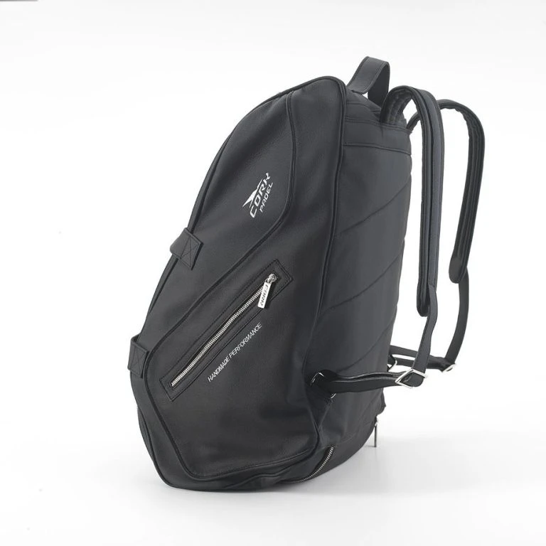 Cork Thermo Bag en cuir noir / argent