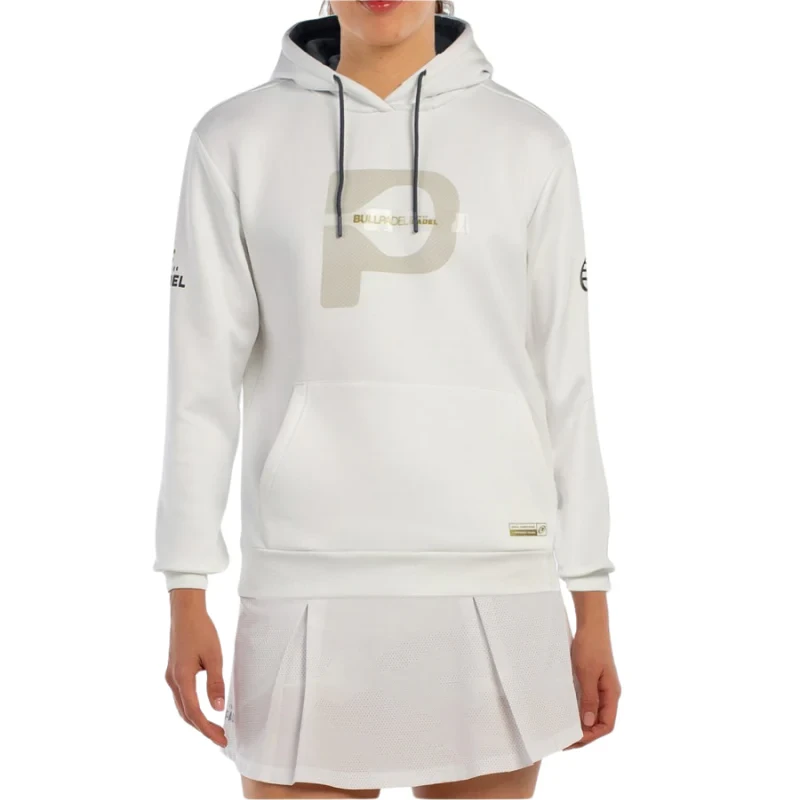 Sweat-Shirt Bullpadel Aerea blanc Premier Padel Women