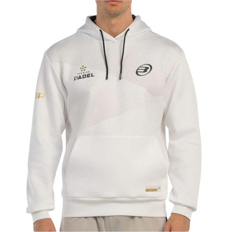 Sweat-Shirt Bullpadel BAQUE Premier padel blanc
