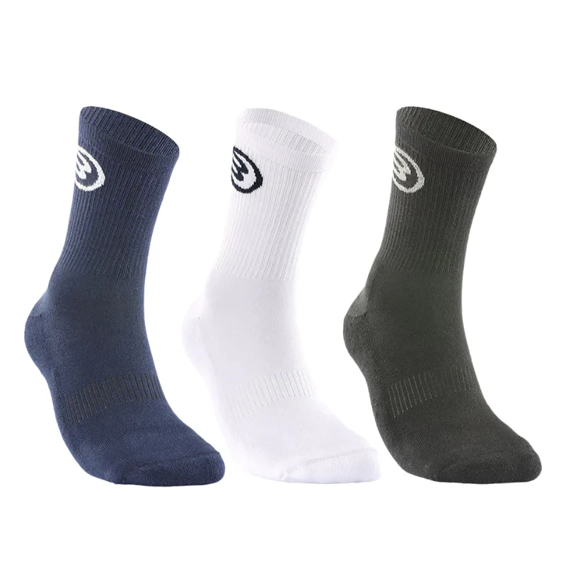 Chaussettes Bullpadel x3 noir/blanc/bleu