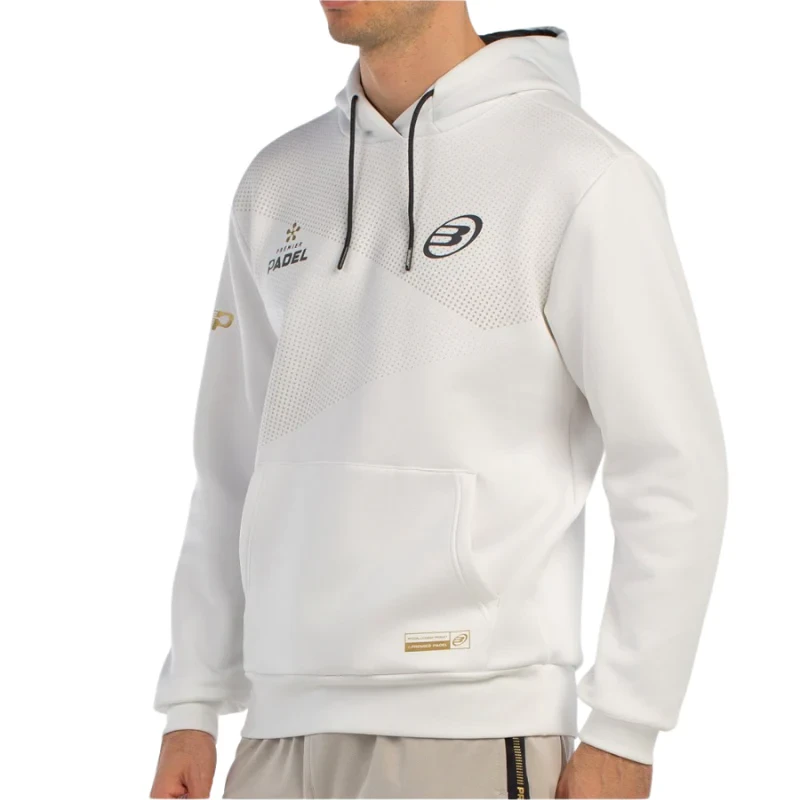 Sweat-Shirt Bullpadel BAQUE Premier padel blanc