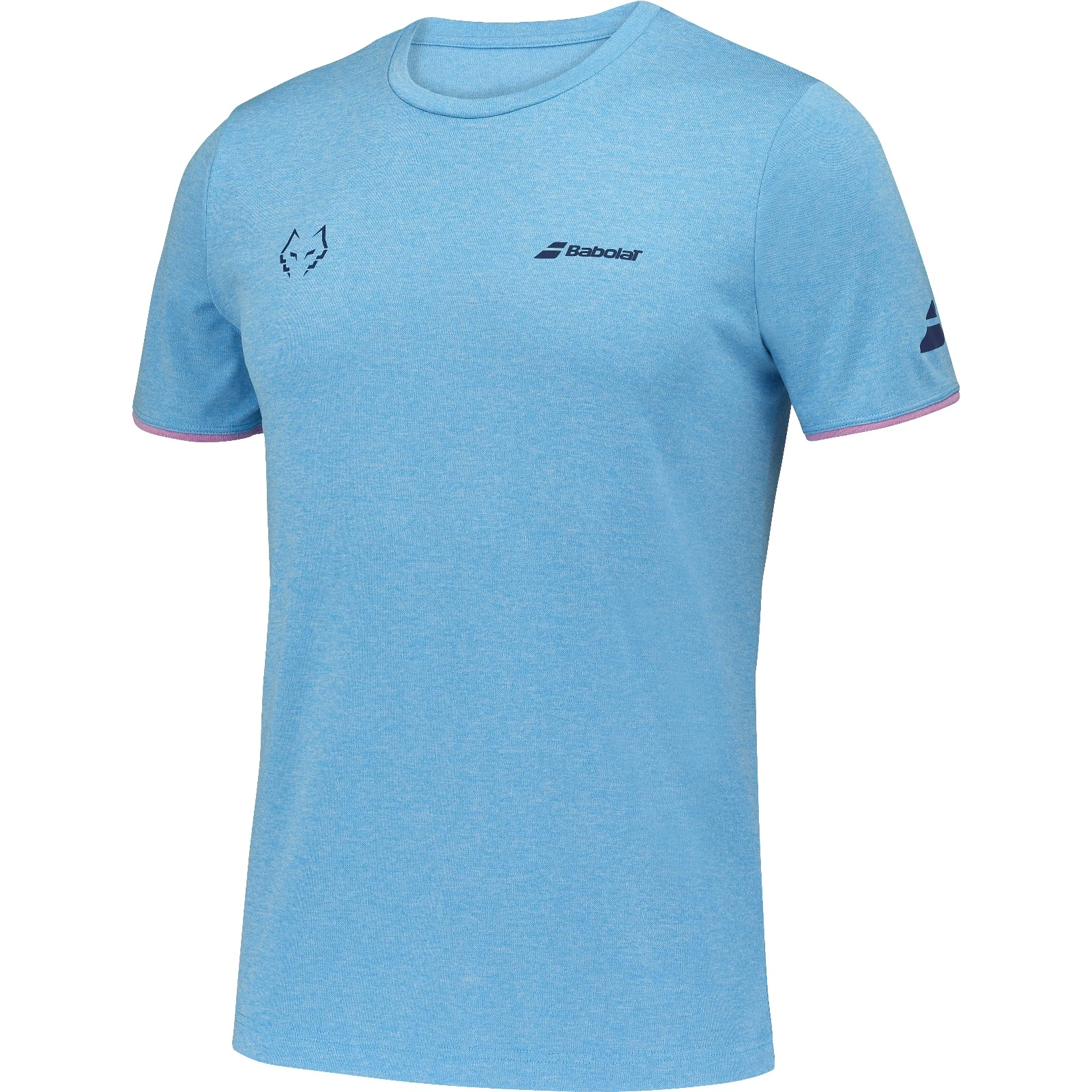 T-shirt Juan Lebron Babolat Crew Neck FW25 bleu clair 