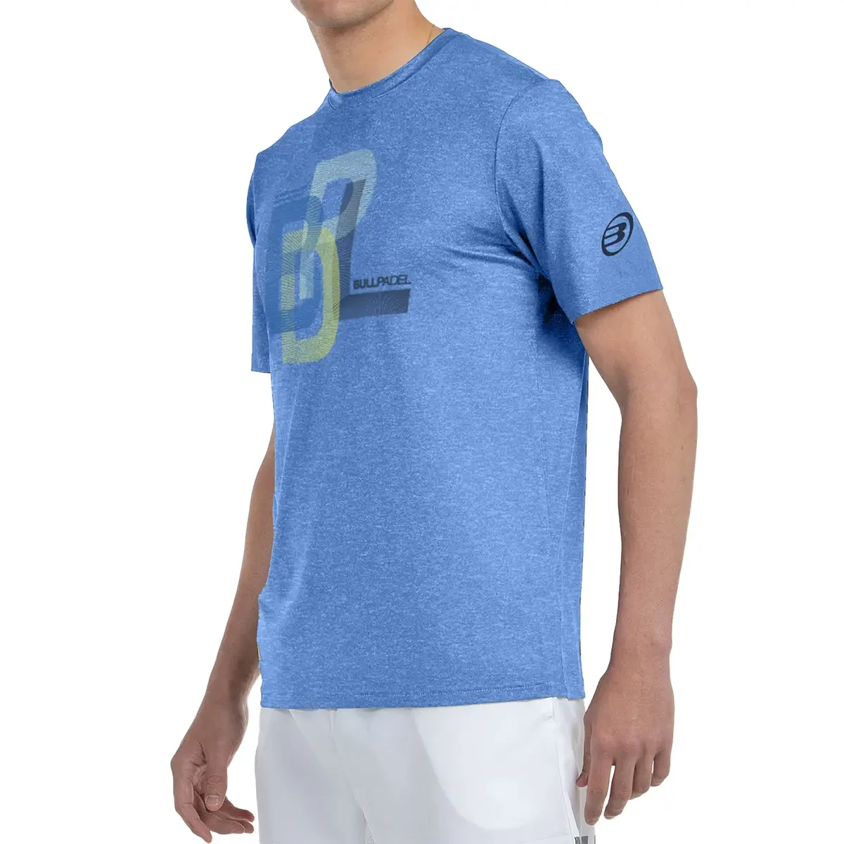T-Shirt Bullpadel Bebas Bleu