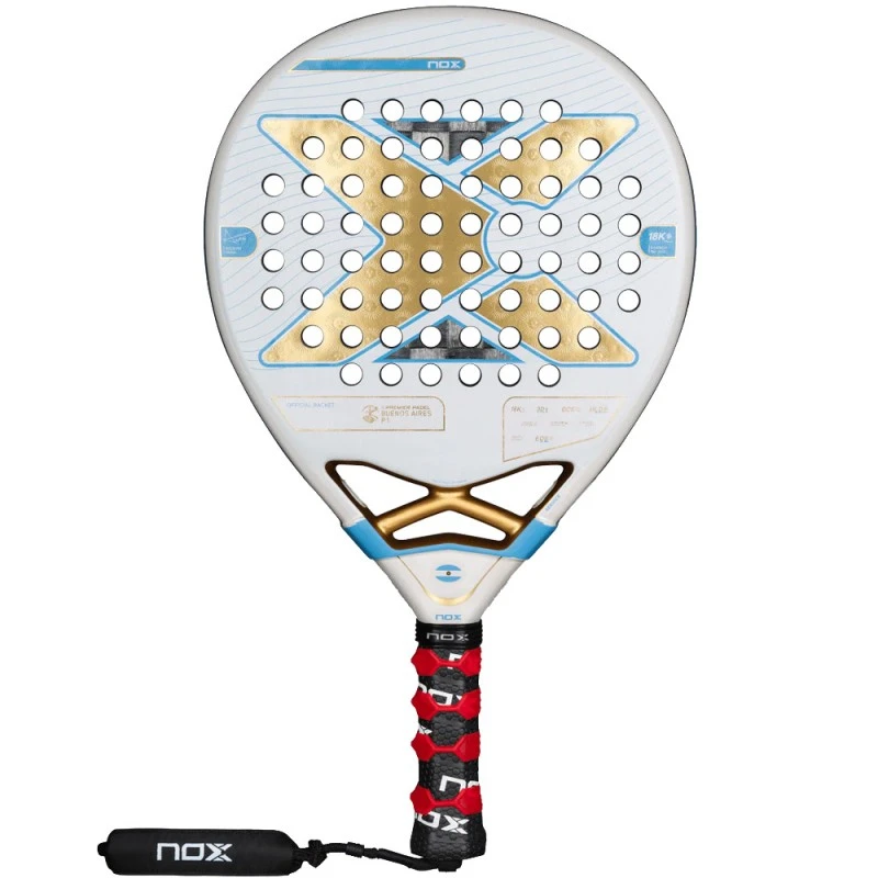 Raquette de padel NOX AT10 Luxury Genius 18K Alum Buenos Aires Édition Limitée