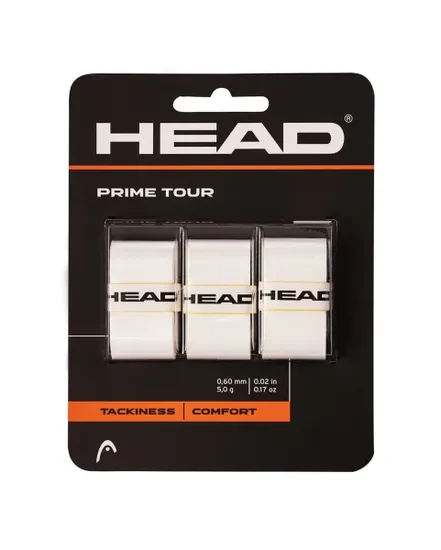 Head Surgrip Prime Tour X3 blanc