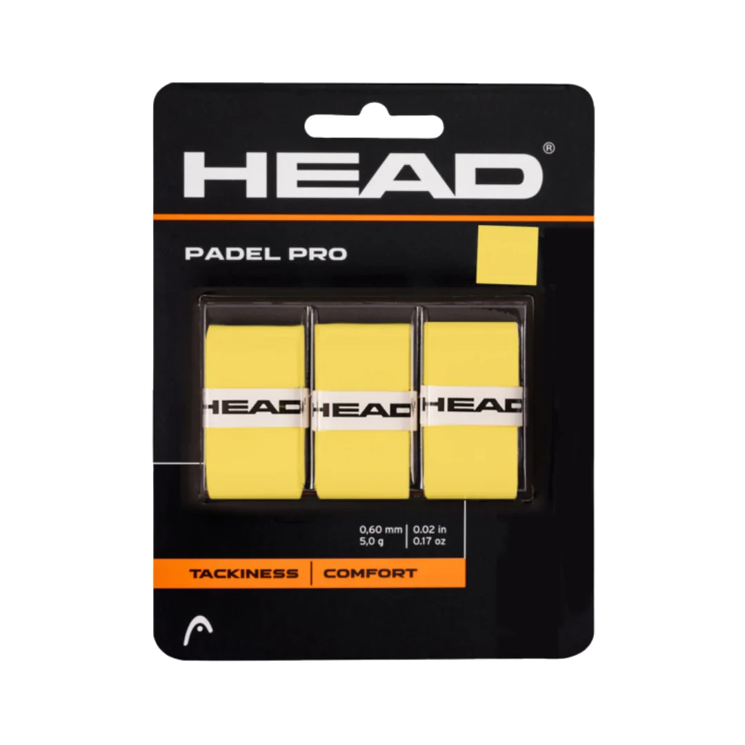 Surgrip Head Padel Pro jaune x3