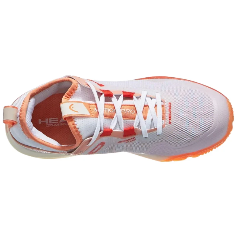 Head motion pro padel blanc/ corail W